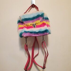 Fuzzy Mini Backpack